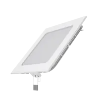 Светодиодный встраиваемый светильник Gauss ультратонкий квадратный IP20 12W 2700K 1/20
