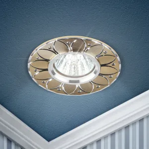 KL42 SL/GD Светильник ЭРА алюминиевый MR16,12V/220V, 50W серебро/золото (100/2100)