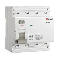 ВДТ ВД-100N 4P 63А 30мА A эл-мех 6кА PROXIMA EKF