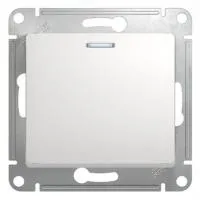 GSL000113 1-кл ВЫКЛ подсв., сх.1а, 10АХ, мех., БЕЛ (20)