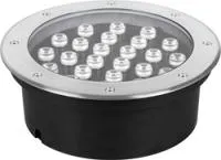 Светильник светодиодный тротуарный, 24LED теплый белый, 24W, 250*H90mm, ip67, SP2708