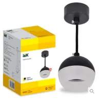 LIGHTING Светильник 4012 подвесной под лампу GX53 черный IEK