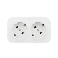 Розеточный блок с предварительным подключением 2 x 2К+З с защитными шторками - 16 A - 250 В Legrand