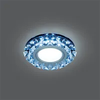 Светильник Gauss Backlight BL052 круг, графит/кристалл/хром, GU5.3, LED 4100K 1/40