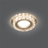 Светильник Gauss Backlight BL039 круг, кристалл/хром, GU5.3, LED 2700K 1/40