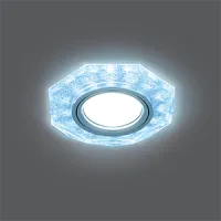 Светильник Gauss Backlight BL066 восьмигранник, белый/серебро/хром, GU5.3, LED 4100K 1/40