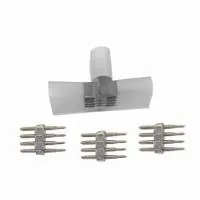 Коннектор Т-образный для с/д ленты NEON 220В 10*18мм IP20(10шт/упак) (1/100)