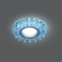 Светильник Gauss Backlight BL038 круг, кристалл/хром, GU5.3, LED 4100K 1/40