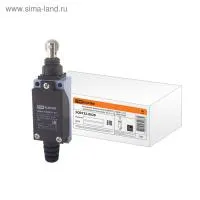 Выключатель концевой TDM ВККН-2102М11-У2, роликовый толкатель, 5 А, 1з+1р, IP65