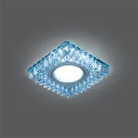 Светильник Gauss Backlight BL030 квадрат, кристалл/хром, GU5.3, LED 4100K 1/40