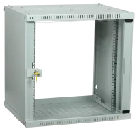 ITK Шкаф настенный LINEA WE 6U 600x600мм дверь стекло серый