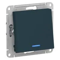 ATN000863 Переключатель 1-кл 10А, механизм, с подсветкой, ИЗУМРУД (5)
