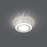 Светильник Gauss Backlight BL090 круг, белый/белый, GU5.3, LED 3000K 1/30