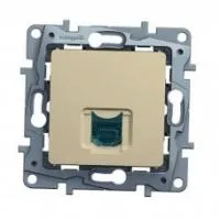 672341 Розетка компьютерная с/у RJ45 кат.5 сл.кость Etika LEGRAND (10)