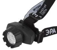 Фонарь GB-604  ЭРА налобный [18xLED, 3xAAA, 4 реж., черный, бл]