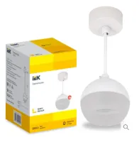 LIGHTING Светильник 4012 подвесной под лампу GX53 белый IEK