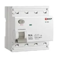 ВДТ ВД-100N 4P 50А 30мА A эл-мех 6кА PROXIMA EKF
