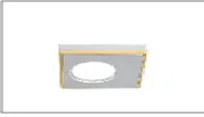 Светильник Gauss Aluminium AL001 Квадрат,Матовый алюминий/Золото, GU5.3 1/30