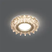 Светильник Gauss Backlight BL037 круг, кристалл/хром, GU5.3, LED 2700K 1/40