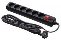 Сетевой фильтр Buro 600SH-16-5-B 5м (6 розеток) черный (коробка)\Buro