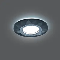 Светильник Gauss Backlight BL058 круг гран., графит/хром, GU5.3, LED 4100K 1/40