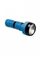 Фонарь ручной, аккумуляторный КОСМОС Ac7001W 1W супер яркий LED элемент, 2 режима работы, евровилка,