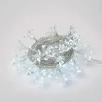 ULD-S0700-050/DTA WHITE IP20 PINK SAKURA Гирлянда светодиодная с контроллером «Сакура белая»,