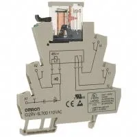 G2RVSR500DC24BYOMB, Реле 6 мм серии G2RV миниатюрное, черное, клеммы Push-in Plus, контакты изготовл