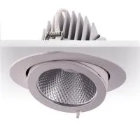 LED Светильник встраиваемый поворотно-выдвижной (30W, 38°, без¶димм., IP20, 4000K, White, >90Ra, ART