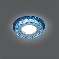 Светильник Gauss Backlight BL042 круг, черный/кристалл/хром, GU5.3, LED 4100K 1/40
