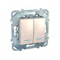 Механизм с монт. рамкой из сплава zamak, 10 AX, 250 V переменный ток, 50/60 Гц