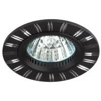 KL33 AL/BK/1 Светильник ЭРА алюминиевый поворотный MR16,12V, 50W сатин никель (50/24