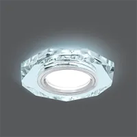 Светильник Gauss Backlight BL054 восьмигранник, кристалл/хром, GU5.3, LED 4100K 1/40