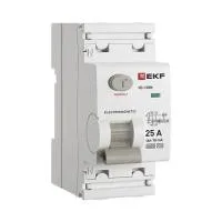ВДТ ВД-100N 2P 25А 10мА A эл-мех 6кА PROXIMA EKF