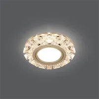 Светильник Gauss Backlight BL049 круг, кристалл/хром, GU5.3, LED 2700K 1/40