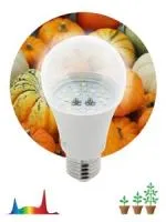 Фитолампа для растений светодиодная ЭРА FITO-11W-Ra90-E 27 полного спектра new 11 Вт Е27