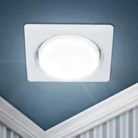 KL71 WH /1 (к) Светильник ЭРА под лампу Gx53 квадр.,220V, 13W,белый