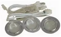 Комплект меб. VELA KIT 30 1 05 хром встр. (3шт.+трансформатор)