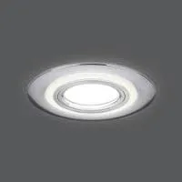 Светильник Gauss Backlight BL140 круг, хром, GU5.3, 3W, LED 4000K, 1/40