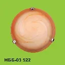 Светильник НББ-03 522 2х60Вт D=30см  темно-коричневый ASD