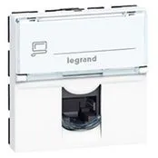 076576 MOSAIC розетка RJ45 STP кат6А 2мод бел