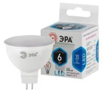 Лампочка светодиодная ЭРА STD LED MR16-6W-840-GU5.3 GU5.3 6 Вт соф