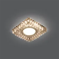 Светильник Gauss Backlight BL029 квадрат, кристалл/хром, GU5.3, LED 2700K 1/40