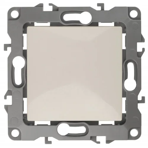 12-1101-02 ЭРА Выключатель, 10АХ-250В, IP20, Эра12, слоновая кость (10/100/3200)
