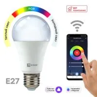 Умная лампа EKF RGBW E27