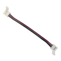 Коннектор - зажим-провод-зажим для светодиодной ленты (лента - лента) smd5050 4 pin