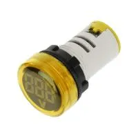 Индикатор значения напряжения желтый VD22 70-500 В REXANT