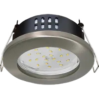 Светильник Ecola GX53-H9 встраив. защищенный IP65 сатин-хром 98*55