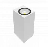 Светильник светодиодный "ВАРТОН" настенный WL-Cube IP54 10W 4000K угол 60 80х150х65mm белый