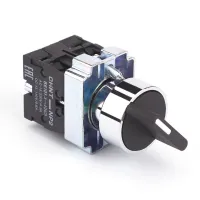 Переключатель NP2-BD33, 3 положения с фиксацией, 2НО, IP40 (R) (CHINT)